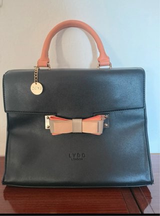 Borsa LYDC London nera e rosa
