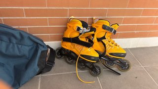 Patines en línea Decathlon Talla 35-38 Amarillo