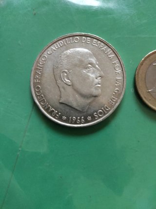 100 Pesetas Plata Ley Franco 1966