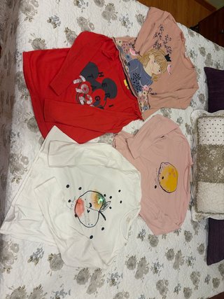Pack 4 Camisetas Niña