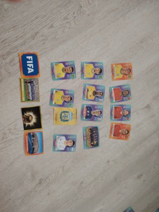 Lote de 16 Cromos Mundial Qatar 2022