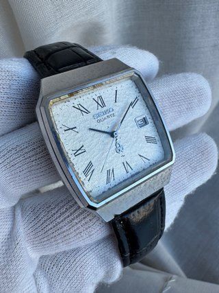 Seiko Emblem Tank Vintage Quartz 0842-5010 Japón