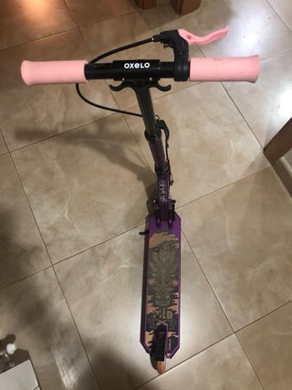 Patinete Oxelo infantil morado