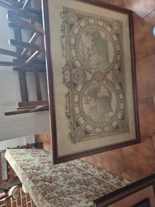 Cuadro mapa antiguo AVROY NOVVEAV MONDE