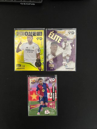 Lote MegaCracks Mbappé, Lamine Yamal, Vini 2025