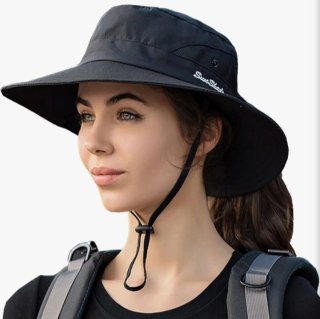 Sombrero de sol para mujer, protección UV,