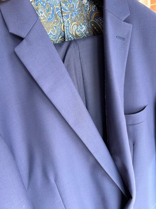 Traje de Hombre Azul