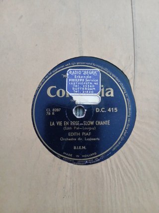 Lote 20 Discos de Pizarra - Edith Piaf