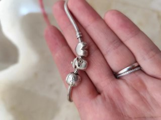 Pulsera Pandora Plata Corazón y Perro