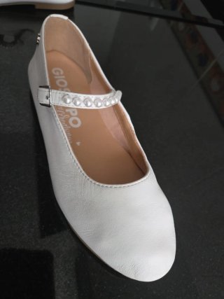 Zapatos comunión Gioseppo blancos con perlas