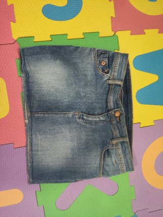 Mini falda vaquera azul