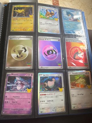 Lote Cartas Pokémon 30 Aniversario
