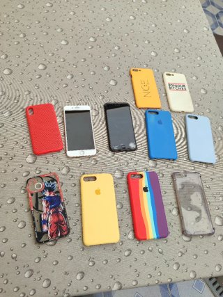 Lote iPhone 7 Plus, 8 Plus (pezzi) e custodie