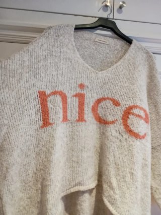 Jersey nice lana cashmere talla única