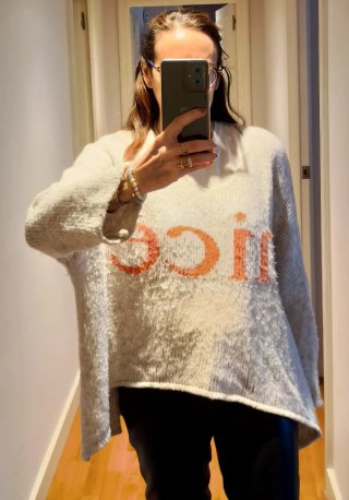 Jersey nice lana cashmere talla única
