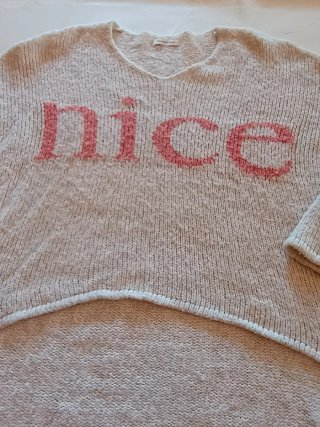 Jersey nice lana cashmere talla única