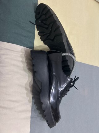 Zapatos Wonders Negro charol