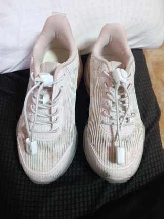 Zapatillas niña rosa y blanco