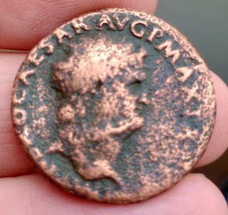 Moneda As Nerón Imperio Romano