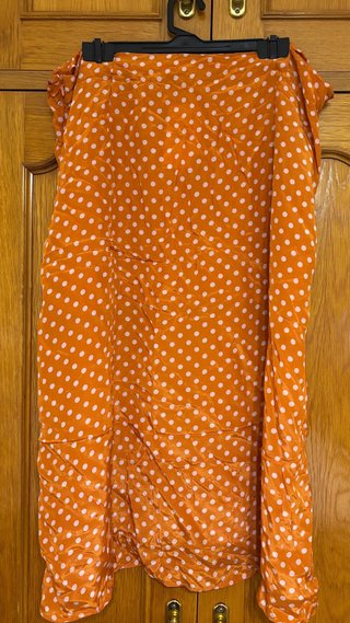 Falda Mango lunares naranja talla 2XL