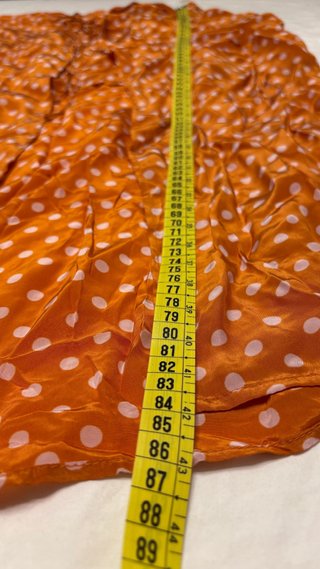 Falda Mango lunares naranja talla 2XL