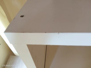 Estantería blanca de madera oferta