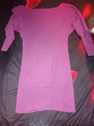 Vestido Morado de Punto