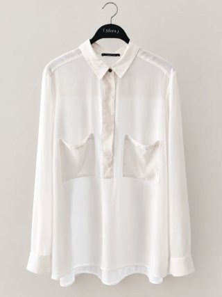 Blusa blanca Violeta by Mango