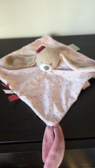 Doudou Nattou Coelha Nina Rosa Estrelas