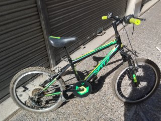 Bicicleta Infantil Spitz Negra y Verde