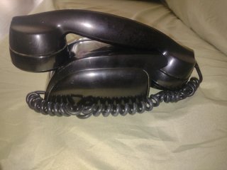 Teléfono Antiguo Negro
