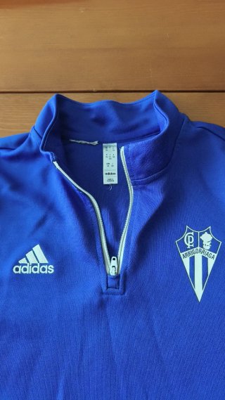 Sudadera Adidas Azul Media Cremallera
