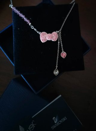 Collana Swarovski Hello Kitty Pink Bow 1097205