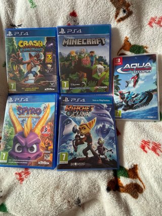Pack Juegos PS4 y Switch: sin estrenar/1 uso
