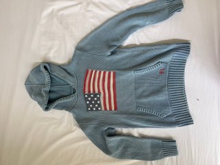 Sudadera Ralph Lauren con bandera USA TALLA 10-12