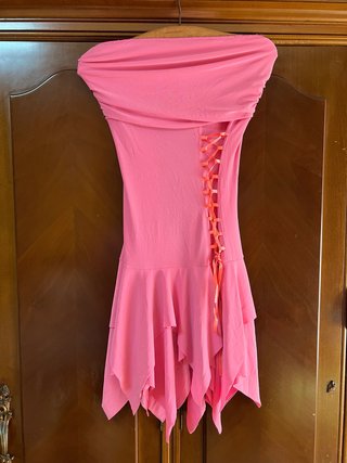 Vestido rosa palabra de honor  Y2K / Fairycore S-M