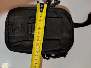 Bolso de cinturón negro
