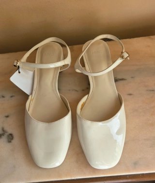 Zapatos destalonados Mango beige