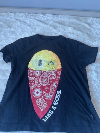 Camiseta reversible emoji bandana LIKE A BOSS