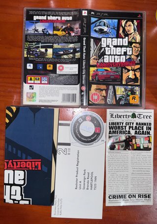 Grand Theft Auto: Liberty City Stories psp mapa