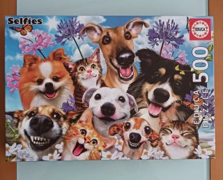 Puzzle Educa 500 Piezas Selfies Animales