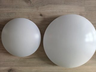 2 Lámparas de Techo Led Ikea Blancas