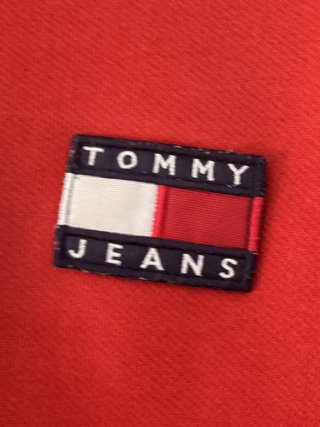 Tommy Jeans Sudadera Roja Logo M