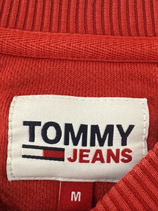 Tommy Jeans Sudadera Roja Logo M