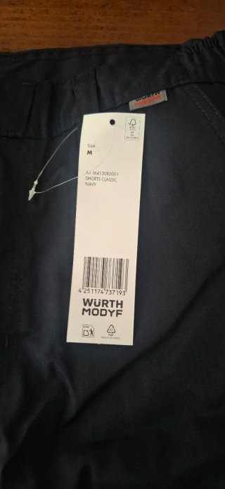 Pantalón corto de trabajo Würth Modyf Azul navy