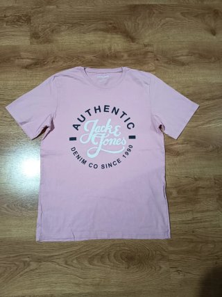 Camiseta Jack & Jones Rosa Talla S