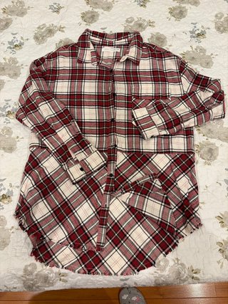 Camisa de cuadros niña