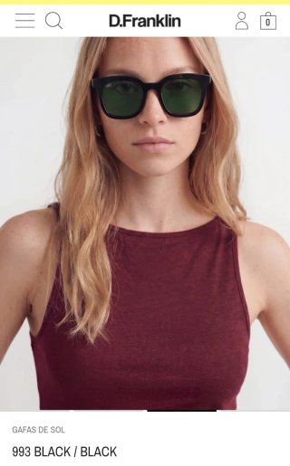 Gafas de sol D.Franklin negras