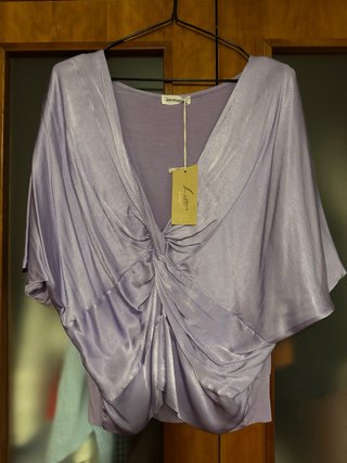 Blusa Talla Única Morada