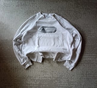Sudadera Adidas Vintage Blanca